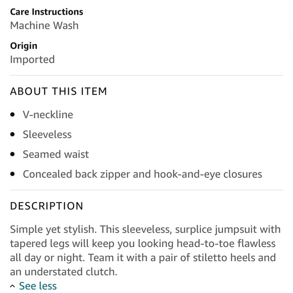 Black BCBG Women’s Vest Jumpsuit - Picture 9 of 9